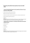 Biochemistry&colon; DNA&comma; RNA & Protein Synthesis Practice Pack 2026&NewLine;&vert;WGU&NewLine;