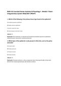 BIOD 151 Essential Human Anatomy & Physiology I - Module 7 Exam&colon;&NewLine;Integumentary System 2026&sol;2027 UPDATE&NewLine;