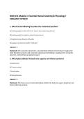 BIOD 151 Module 1&colon; Essential Human Anatomy & Physiology I&NewLine;2026&sol;2027 UPDATE&NewLine;