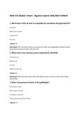 BIOD 151 Module 3 Exam - Digestive System 2026&sol;2027 UPDATE&NewLine;