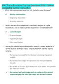 ANCC Nurse Executive Practice Questions 2026&sol;2027 &vert; Clinical Leadership Review &vert; Verified Answers &vert; High-Yield Study Guide &vert; Latest Update &vert; Graded A&plus;