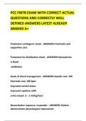 PCC FMTB EXAM WITH CORRECT ACTUAL &NewLine;QUESTIONS AND CORRECTLY WELL &NewLine;DEFINED ANSWERS LATEST ALREADY &NewLine;GRADED A&plus; 