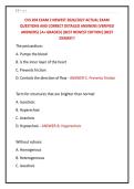 CVS 204 EXAM 2 NEWEST 2026&sol;2027 ACTUAL EXAM &NewLine;QUESTIONS AND CORRECT DETAILED ANSWERS &lpar;VERIFIED &NewLine;ANSWERS&rpar; &vert;A&plus; GRADED&vert;&vert;BEST NEWEST EDITION&vert;&vert;BEST &NewLine;EXAMS&excl;&excl;&excl;