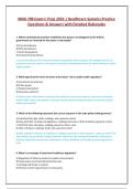 MHA 708 Exam C Actual Exam Questions and Answer Latest Update