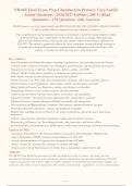 NR 602 Final Exam Prep Chamberlain Primary Care Family- Actual Questions &vert; 2023 to 2026 Package deal