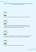 COGNITIVE NEUROSCIENCE 4TH EDITION BANICH EXAM REVIEW SOLVED QUESTIONS COMPLETE