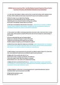 CMSRN Practice Exam Prep Actual Exam Questions and Answer Latest Update