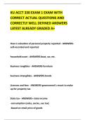 KU ACCT 330 EXAM 1 EXAM WITH &NewLine;CORRECT ACTUAL QUESTIONS AND &NewLine;CORRECTLY WELL DEFINED ANSWERS &NewLine;LATEST ALREADY GRADED A&plus; 