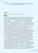 COGNITIVE NEUROSCIENCE ASSESSMENT UPDATED ACTUAL EXAM QUESTIONS CORRECT