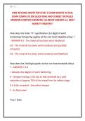 CWB WELDING INSPECTOR LEVEL 3 EXAM NEWEST ACTUAL &NewLine;EXAM COMPLETE 200 QUESTIONS AND CORRECT DETAILED &NewLine;ANSWERS &lpar;VERIFIED ANSWERS&rpar; &vert;ALREADY GRADED A&plus;&vert;&vert;BEST &NewLine;NEWEST VERSION&excl;&excl;&excl;
