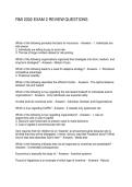 RMI 2302 EXAM 2 REVIEW QUESTIONS