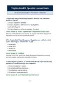 Virginia Landfill Operator Exam &ndash; Questions & Answers