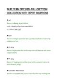 IBHRE EXAM PREP 2026 FULL QUESTION&NewLine;COLLECTION WITH EXPERT SOLUTIONS&NewLine;
