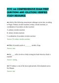 PSYC 140 COMPREHENSIVE EXAM PREP QUESTIONS AND SOLUTIONS VERIFIED STUDY RESOURCE&period;pdf&NewLine;&NewLine;