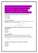 NCC EFM CERTIFICATION EXAM PREP 2025 THE ULTIMATE QUESTIONS & ANSWERS BANK WITH VERIFIED CLINICAL RATIONALES&sol;&sol; GRADED A&plus;