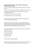 Galen College NU 180 Exam 1 &lpar;pdf&rpar; &vert; 2026&sol;2027 &vert; Nursing and Healthcare II Q&A &vert; Nursing