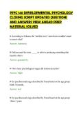 PSYC 140 DEVELOPMENTAL PSYCHOLOGY CLOSING SCRIPT UPDATED QUESTIONS AND ANSWERS VIEW AHEAD PREP MATERIAL SOLVED&period;pdf&NewLine;&NewLine;