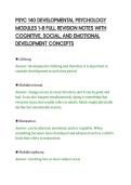 PSYC 140 DEVELOPMENTAL PSYCHOLOGY MODULES 2