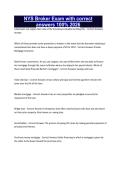 NYS Broker Exam with correct answers 100&percnt; 2026