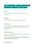 ICLA STANDARD 1 ACTUAL EXAM SOLVED&NewLine;QUESTIONS COMPLETE STUDY GUIDE&NewLine;