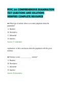 PSYC 210 COMPREHENSIVE EXAMINATION TEST QUESTIONS AND SOLUTIONS VERIFIED COMPLETE RESOURCE&period;pdf&NewLine;&NewLine;