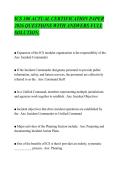 ICS 100 ACTUAL CERTIFICATION PAPER&NewLine;2026 QUESTIONS WITH ANSWERS FULL&NewLine;SOLUTION&period;
