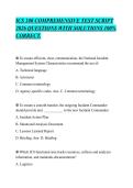 ICS 100 COMPREHENSIVE TEST SCRIPT&NewLine;2026 QUESTIONS WITH SOLUTIONS 100&percnt;&NewLine;CORRECT&period;&NewLine;