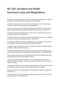 NY Life&comma; Accident and Health Insurance Laws and Regulations Questions and Explained Answers &lpar;2026&sol;2027&rpar;&NewLine;