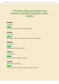 F80&rpar; Practice Exam Questions and&NewLine;Answers Verified Solutions Latest&NewLine;Update