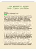 F80&rpar; Exam Questions and Answers&NewLine;Verified Solutions Latest Update