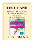 TEST BANK &NewLine;CLINICAL REASONING &NewLine;CASES IN NURSING&comma; &NewLine;7TH EDITION &NewLine;BY HARDING&vert; SNYDER
