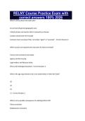 RELNY Course Practice Exam with correct answers 100&percnt; 2026