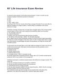 NY Life Insurance Exam Review Questions and Explained Answers &lpar;2026&sol;2027&rpar;