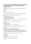 A&P 1 Final Exam Questions and Answers &vert; StraighterLine Anatomy and Physiology 1 2026&sol;2027