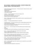 BIO 110 Module 1 Questions and Answers &vert; Introductory Biology Study Guide 2026&sol;2027&NewLine;