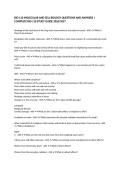 BIO 110 Molecular and Cell Biology Questions and Answers &vert; Study Guide 2026&sol;2027&NewLine;