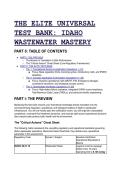 2026&sol;2027 The Elite Universal Test Bank&colon; Idaho Wastewater Operator Certification Mastery &lpar;IDAPA & IPDES&rpar; &plus; Free Cheat Sheet 