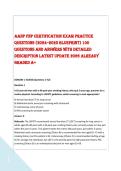  &NewLine;AANP FNP CertiFiCAtioN exAm PrACtiCe &NewLine;QuestioNs &lpar;2024&ndash;2025 BluePriNt&rpar; 100 &NewLine;QuestioNs AND ANsWers WitH DetAileD &NewLine;DesCriPtioN lAtest uPDAte 2026 AlreADY &NewLine;GrADeD A&plus;  