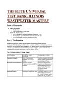 2026&sol;2027 The Elite Universal Test Bank&colon; Illinois Wastewater Mastery &vert; Complete 20&plus; Question IEPA Certification Prep with Mentor Analysis &plus; Free Cheat Sheet 