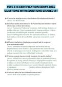SYC 515 CERTIFICATION SCRIPT 2026 QUESTIONS WITH SOLUTIONS GRADED A&plus;&period;