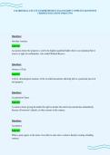 COLIBRI REAL ESTATE COMPREHENSIVE EXAM SCRIPT COMPLETE QUESTIONS VERIFIED