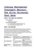 2026&sol;2027 Indiana Wastewater Treatment Mastery&colon; Elite IDEM Certification Test Bank & Study Guide &lpar;Class A-SO to Class IV&rpar; &plus; Free Cheat Sheet 