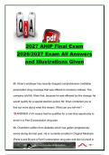 AHIP Final Exam 2026&sol;2027 &vert; 78 Questions & Answers &vert; Medicare Advantage&comma; Part D&comma; Enrollment&comma; Medigap & CMS Rules
