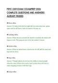 PSYC 2301 EXAM 2 EXAMPREP 2026 COMPLETE QUESTIONS AND ANSWERS ALREADY PASSED&period;
