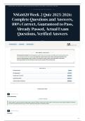 NSG6020 Week 2 Quiz 2025 2026 Complete Questions and Answers&comma; 100&percnt; &vert; Correct&comma; Guaranteed to Pass&comma; Already Passed&comma; Actual Exam Questions&comma; Verified Answers