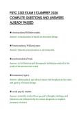 PSYC 2301 EXAM 1 EXAMPREP 2026 COMPLETE QUESTIONS AND ANSWERS ALREADY PASSED&period;