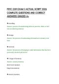 PSYC 2301 EXAM 3 ACTUAL SCRIPT 2026 COMPLETE QUESTIONS AND CORRECT ANSWERS GRADED A&period;pdf&NewLine;&NewLine;