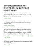 PSYC 2301 EXAM 3 CERTIFICATION EVALUATION 2026 FULL QUESTIONS AND CORRECT ANSWERS&period;pdf&NewLine;&NewLine;