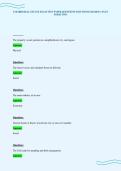 COLIBRI REAL ESTATE EXAM TEST PAPER QUESTIONS SOLUTIONS GRADED A PLUS FORM