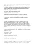 Galen College NU 185 Exam 1 &lpar;pdf&rpar; &vert; 2026&sol;2027 &vert; Med-Surg II Q&A &vert; Medical-Surgical Nursing